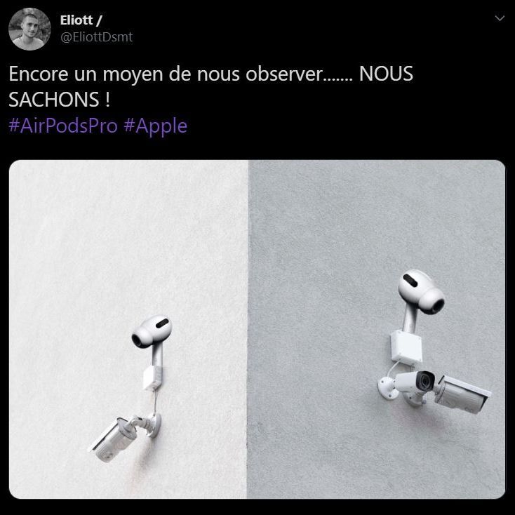 ridiculous airpods pro twitter