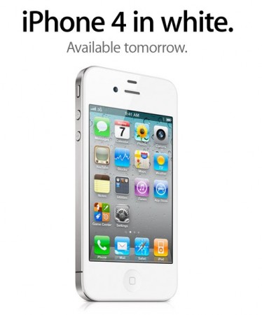 News flash: The white iPhone 4 officially announced for tomorrow