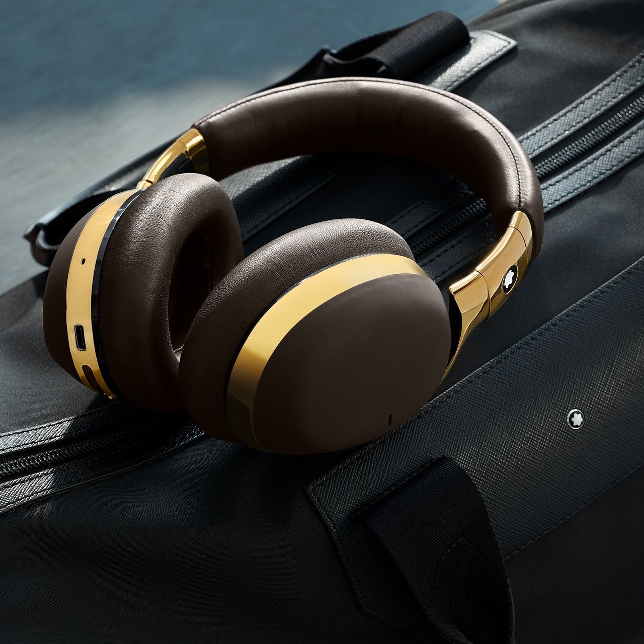 the brand's first active noise canceling headphones