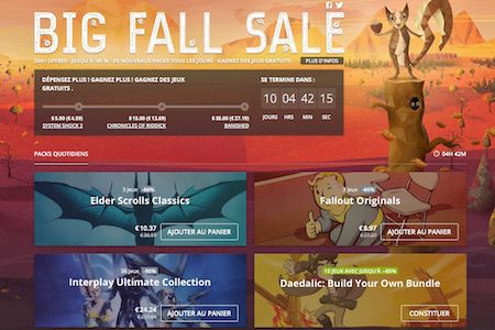 GOG launches fall sales on DRM-free games