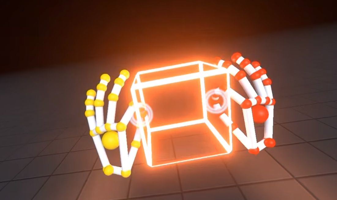 A more immersive virtual reality with gesture control
