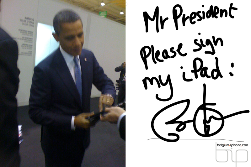 Exclusive: President Obama signed our iPad