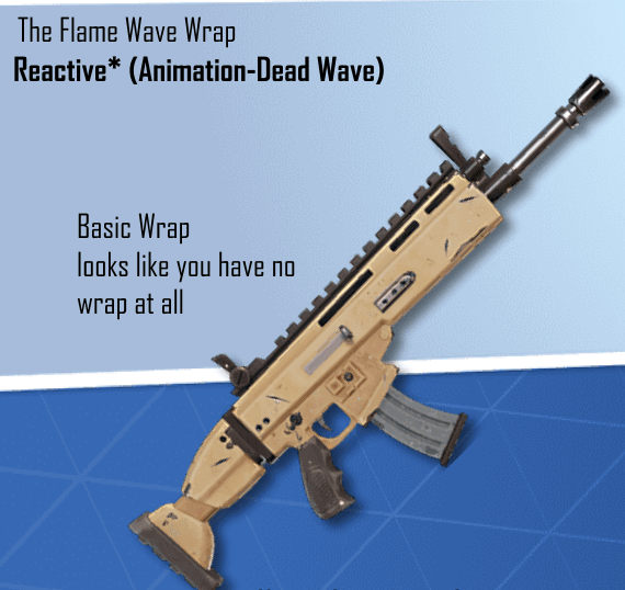 Fortnite Wrap Concept - The flame envelope
