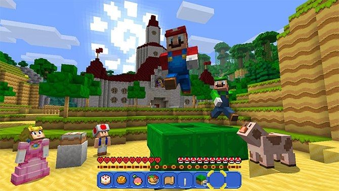 Minecraft brid in 720 P in console mode on Switch, Microsoft explains