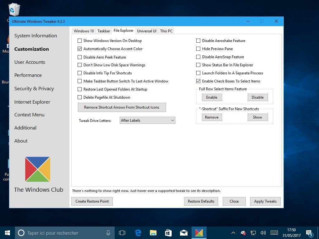 Image 7: Windows 10: how to give it the look and functions of Windows 7?