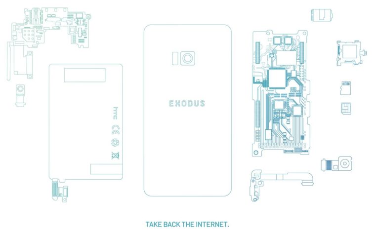 Image 1: Exodus, the smartphone optimized for HTC blockchain is approaching