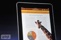 Image 10: The iPad live from the Apple conference