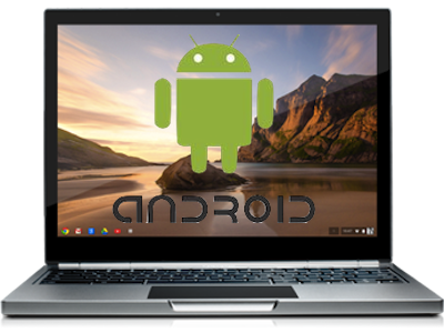 Image 1: Androidbook: a laptop with Android in 2013?