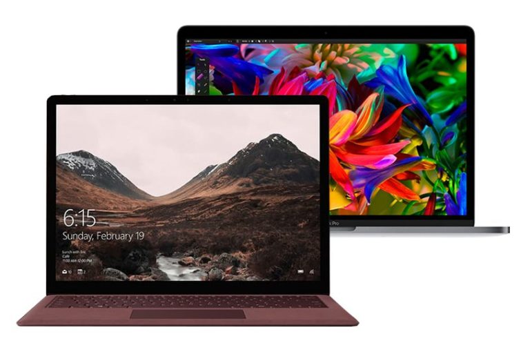 Image 1: Surface Laptop vs Apple Macbook: the match (price, configuration, performance)