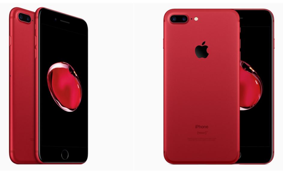 iphone 7 plus red black concept - iPhone 7 Plus red: a concept with the black front panel