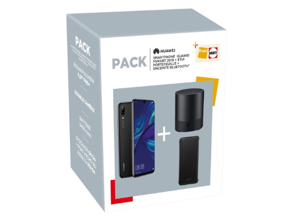 Image 1 : [Promo] Le pack Huawei P Smart 2019 64 Go + enceinte Bluetooth + étui à 179 €