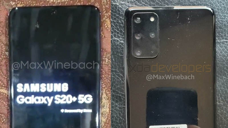 Image 1 : Samsung Galaxy S20+ : Une fuite confirme le nom et les spécifications