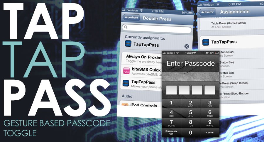 taptappass - TapTapPass : activer le verrouillage par code en un geste