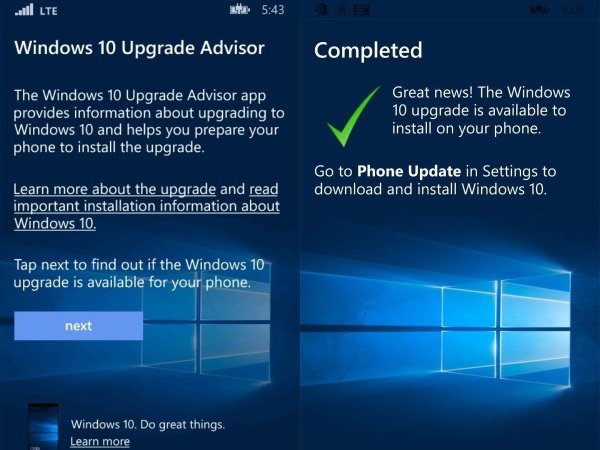 The app that tells you if your smartphone is ready for Windows 10