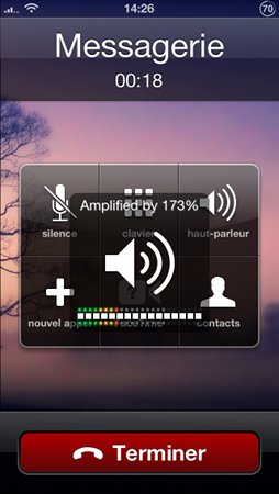 Volume Amplifier - Volume Amplifier : augmenter le volume des appels sur l
