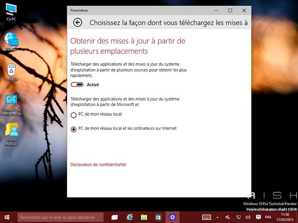 Windows 10: peer-to-peer (p2p) updates