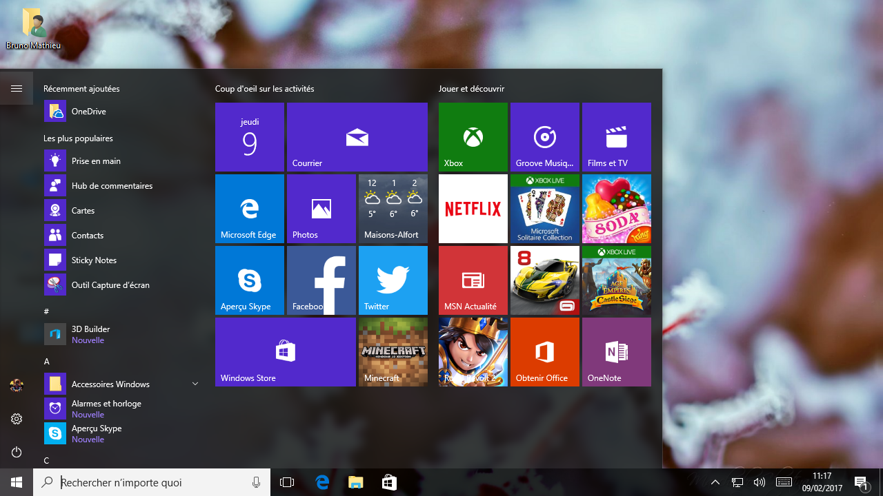Windows 10: the new build inherits an Overlay mode