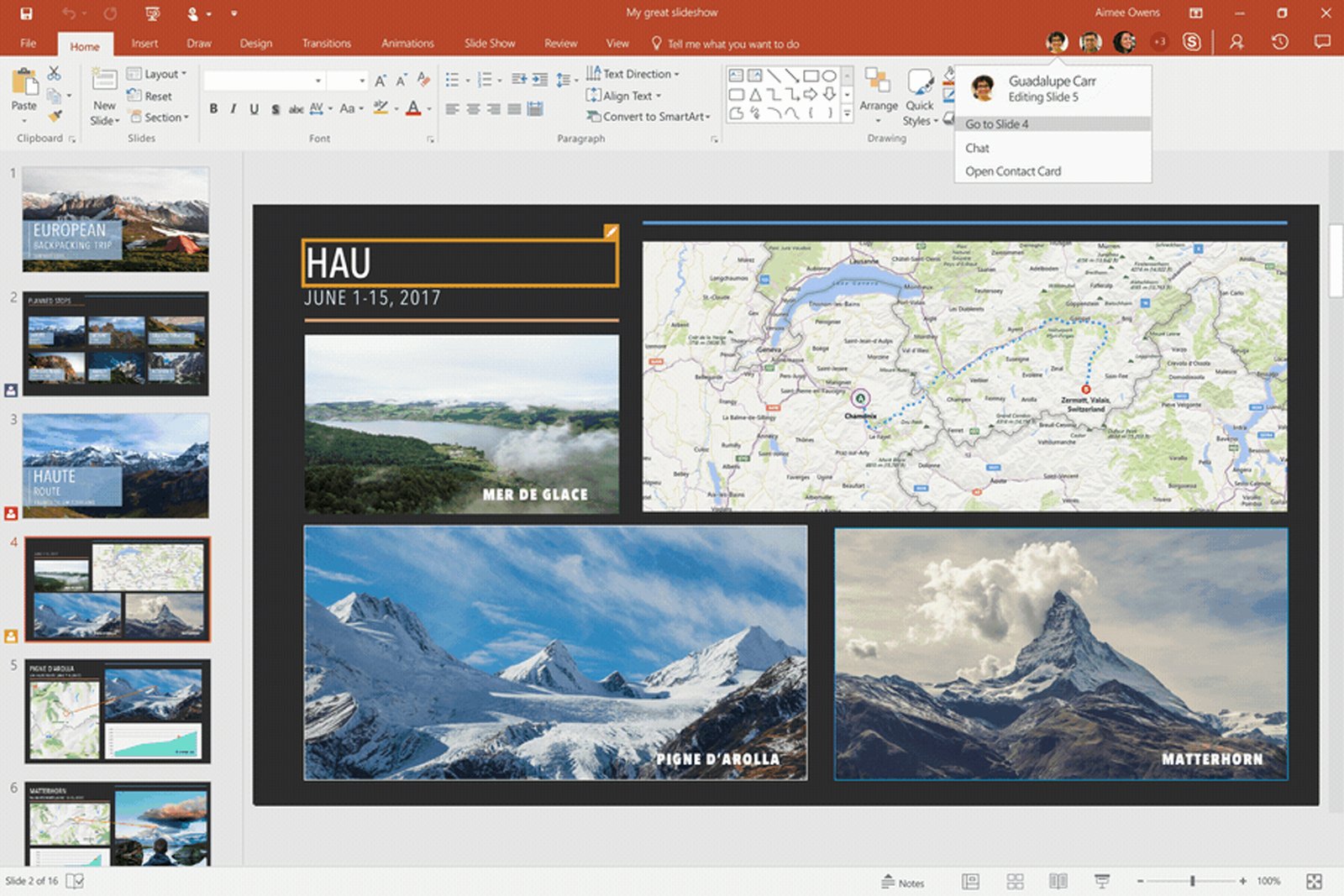 You can now use PowerPoint to several on Windows
