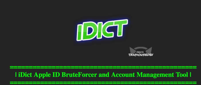 idict - iDict : un outil pour pirater iCloud par Brute Force