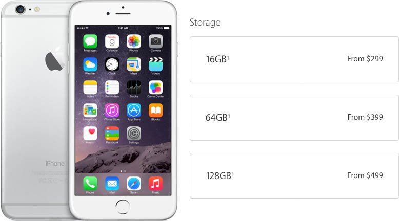 iPhone 6 stockage - iPhone 6S : caméra frontale de 5MP, versions 16, 64 et 128 Go ?