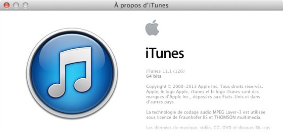iTunes 11.1 - iTunes 11.1 disponible : Radio iTunes et synchronisation iOS 7