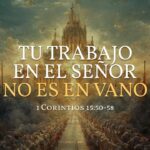 1 corintios 1558 el significado de su trabajo en el señor no es en vano