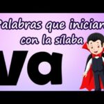 palabras con va