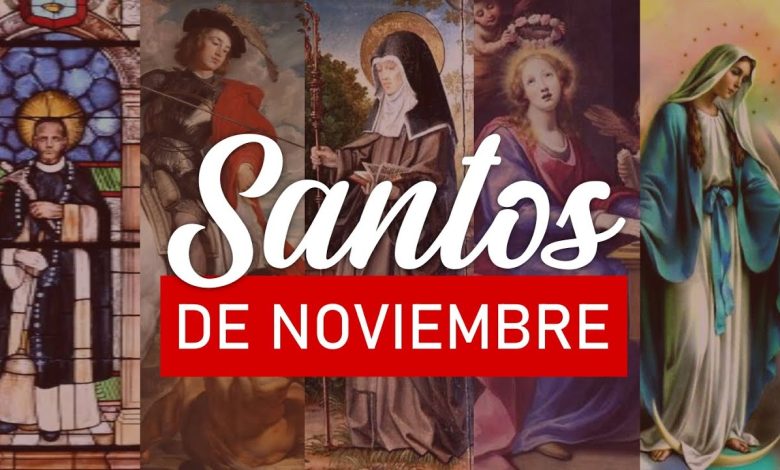 santos de noviembre