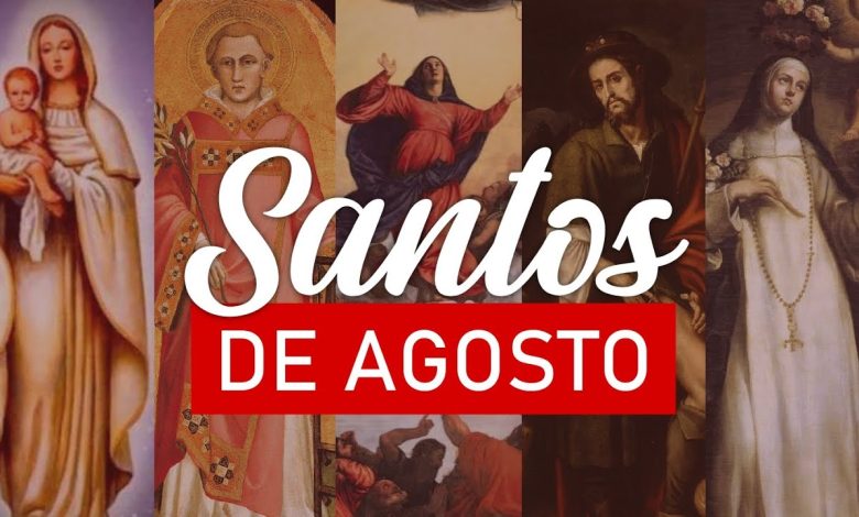 santos del mes de agosto